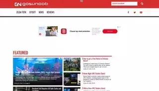 Go Sun Oob GosuNoob.com Video Game News & Guides - Visual Guides for Gamers