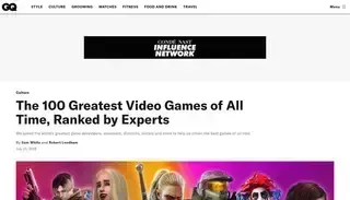 Gq Middle East The 100 Best Video Games of All Time, Ranked by Experts | GQ Middle East