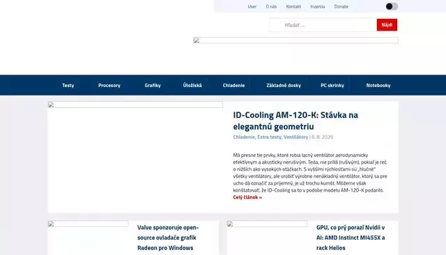 hwcooling.net homepage screenshot