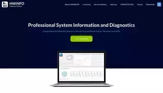 Hwinfo HWiNFO - Free System Information, Monitoring and Diagnostics