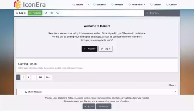 icon-era.com homepage screenshot