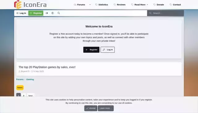 icon-era.com homepage screenshot