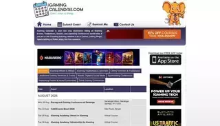 I Gaming Calendar iGaming Events Calendar
