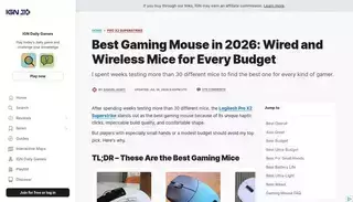 Ign The Best Gaming Mouse for 2026: My Top Reviewed Picks for Every Budget