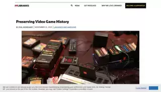 I Love Libraries Preserving Video Game History - I Love Libraries
