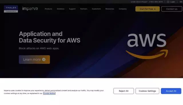 incapsula.com homepage screenshot