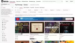 Itch Top Strategy games - itch.io