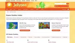 Jelly Neo Game Guides Index | Neopets Help