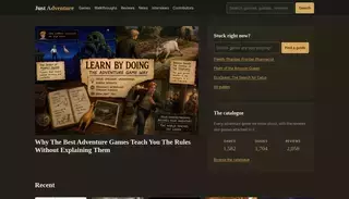 Just Adventure Just Adventure - adventure game guides and reviews