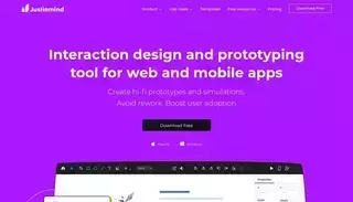 Just In Mind Free design and prototyping tool for web & mobile apps
