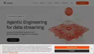 Land Oop Lenses.io | AI-assisted data streaming