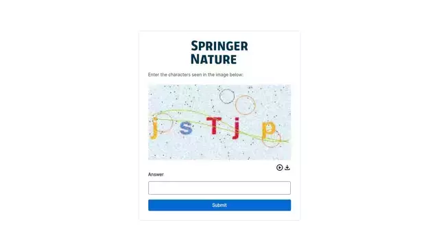 link.springer.com homepage screenshot