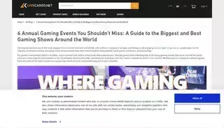 Live Cards 6 Annual Gaming Events You Shouldn't Miss: A Guide to the Biggest and Best Gaming Shows Around the World