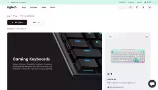 Logitech Gaming Keyboards - Wireless & Wired | Logitech G Europe
