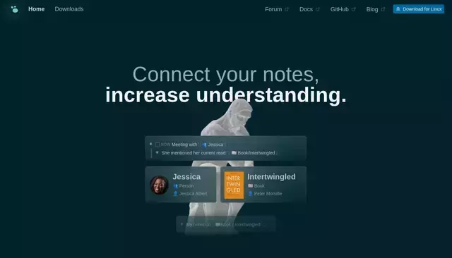 logseq.com homepage screenshot