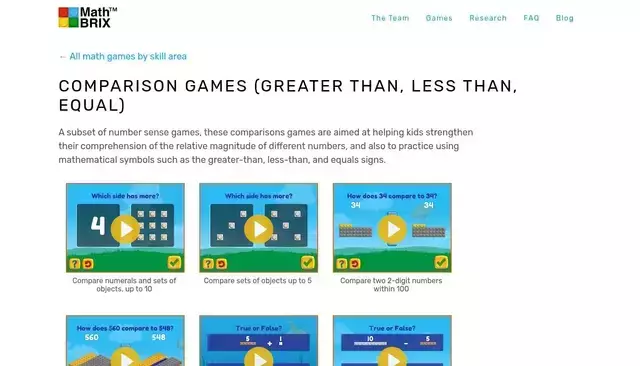 mathbrix.com homepage screenshot