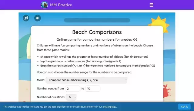 mathmammoth.com homepage screenshot