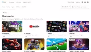 Meta Browse Most popular VR Games on Meta Quest | Meta