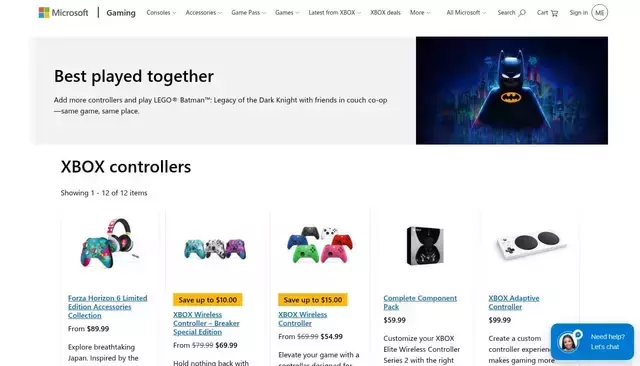 microsoft.com homepage screenshot