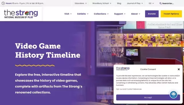 museumofplay.org homepage screenshot