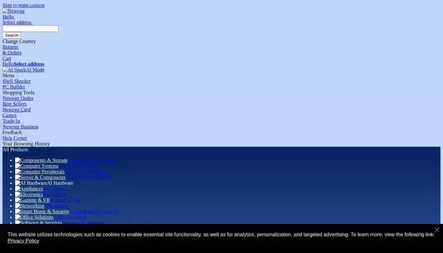 newegg.com homepage screenshot