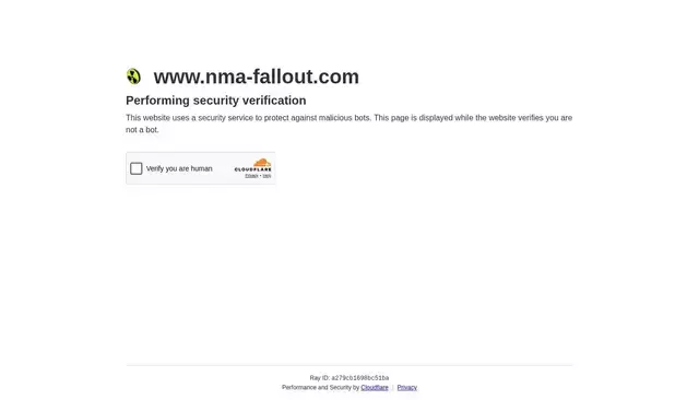 nma-fallout.com homepage screenshot