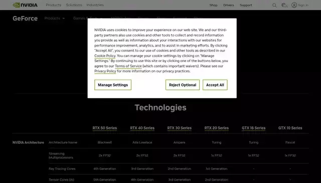 nvidia.com homepage screenshot