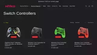 Nyko Switch Controllers
 – Nyko Technologies