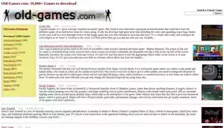 Old Games Old-Games.com: 10,000+ Games to download
