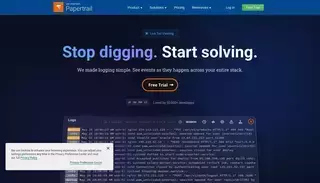 Paper Trail Log management made easy | Papertrail