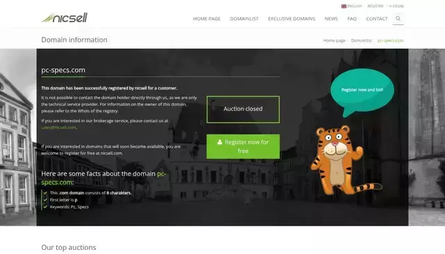pc-specs.com homepage screenshot