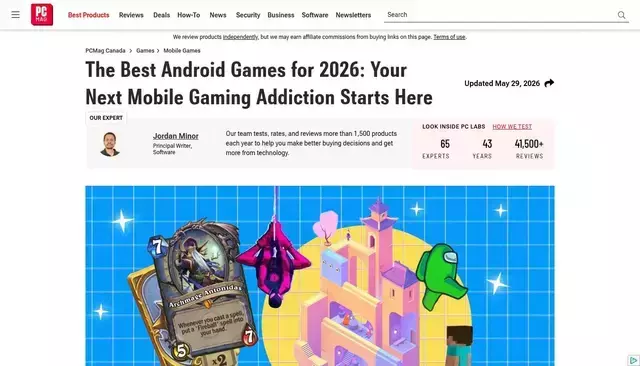 pcmag.com homepage screenshot