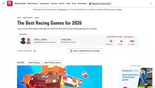 Pcmag The Best Racing Games for 2026 | PCMag