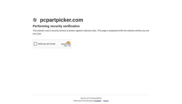 pcpartpicker.com homepage screenshot