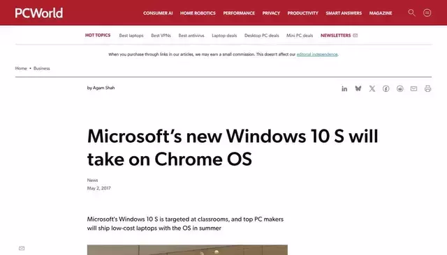 pcworld.com homepage screenshot
