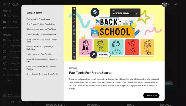 pixlr.com homepage screenshot