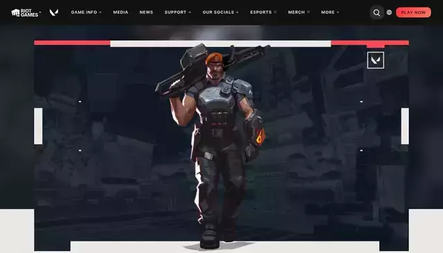 playvalorant.com homepage screenshot