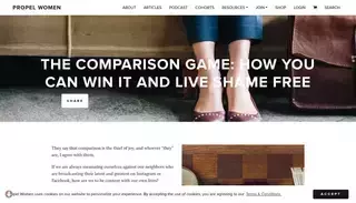 Propel Women The Comparison Game: How You Can Win It and Live Shame Free - Propel Women