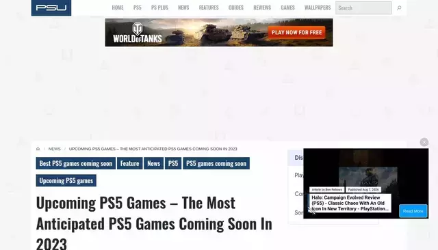 psu.com homepage screenshot