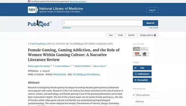 pubmed.ncbi.nlm.nih.gov homepage screenshot