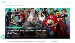 Punished Backlog Best Video Games of All Time: Our Team's Top 50 Picks