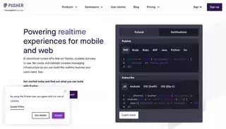 Pusher Pusher | Leader In Realtime Technologies