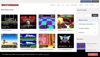 Retrogames RetroGames.cc - Play retro games online in your browser