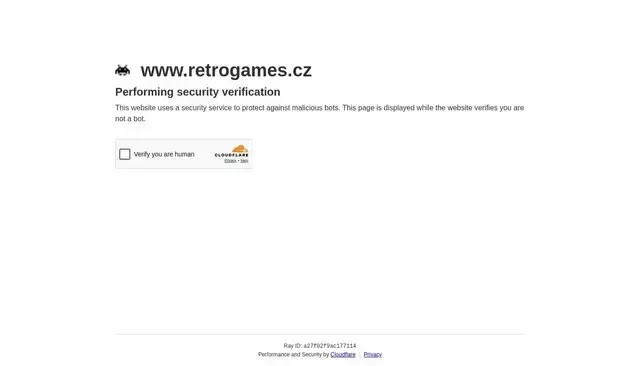 retrogames.cz homepage screenshot