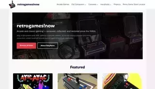 Retrogames Now Home - Retro Games Now