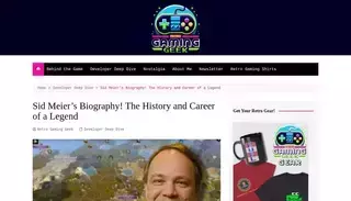 Retrogaming Geek Sid Meier’s Biography! The History and Career of a Legend