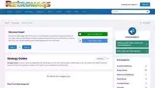 Retro Mags Strategy Guides - Retromags Community