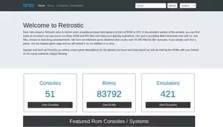 Retro Stic Retrostic - Download Free ROMs for GB, GBC, GBA, NDS, N64, NES, SNES, Sega, Atari & More