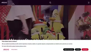 Ro Vio We craft games, entertainment, joy. - Welcome to Rovio