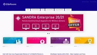 Sisoftware SiSoftware – Windows, Android, GPGPU, CUDA, OpenCL, analysers, diagnostic and benchmarking apps
